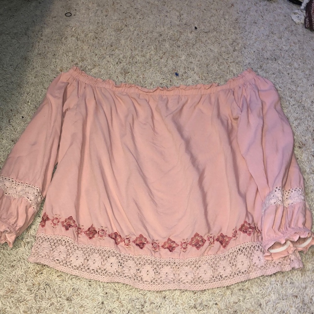 long off the shoulder top